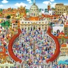 Hot Beverly M81-629 Jigsaw Puzzle Famous Areas In Rome (1000 S-Pieces)