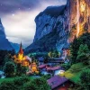 Store Beverly M81-646 Jigsaw Puzzle Starry Lauterbrunnen (1000 S-Pieces)
