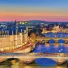 Clearance Beverly M81-617 Jigsaw Puzzle Seine River At Dusk (1000 S-Pieces)