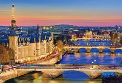 Clearance Beverly M81-617 Jigsaw Puzzle Seine River At Dusk (1000 S-Pieces)