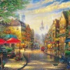 Sale Beverly S92-501 Jigsaw Puzzle Thomas Kinkade Cafes With Sunbeam (2000-S Pieces)
