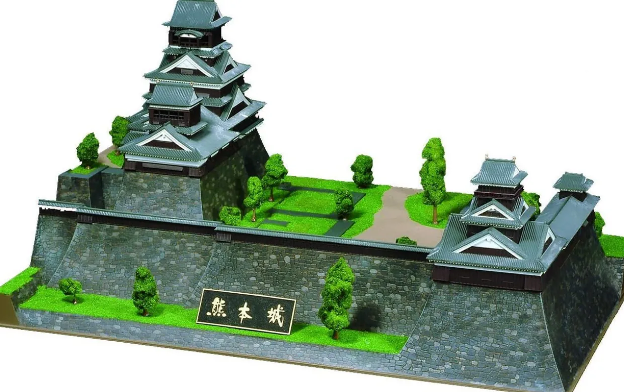 Flash Sale Doyusha Dx7 Japanese Kumamoto Castle Dx 1/350 Scale Plastic Model