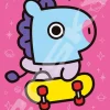 Ensky 208-061 Jigsaw Puzzle Bt21 Mang (208 Pieces) Cheap