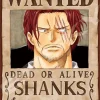 Ensky 208-072 Jigsaw Puzzle One Piece Shanks Wanted Poster (208 Pieces) Clearance