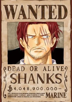 Ensky 208-072 Jigsaw Puzzle One Piece Shanks Wanted Poster (208 Pieces) Clearance