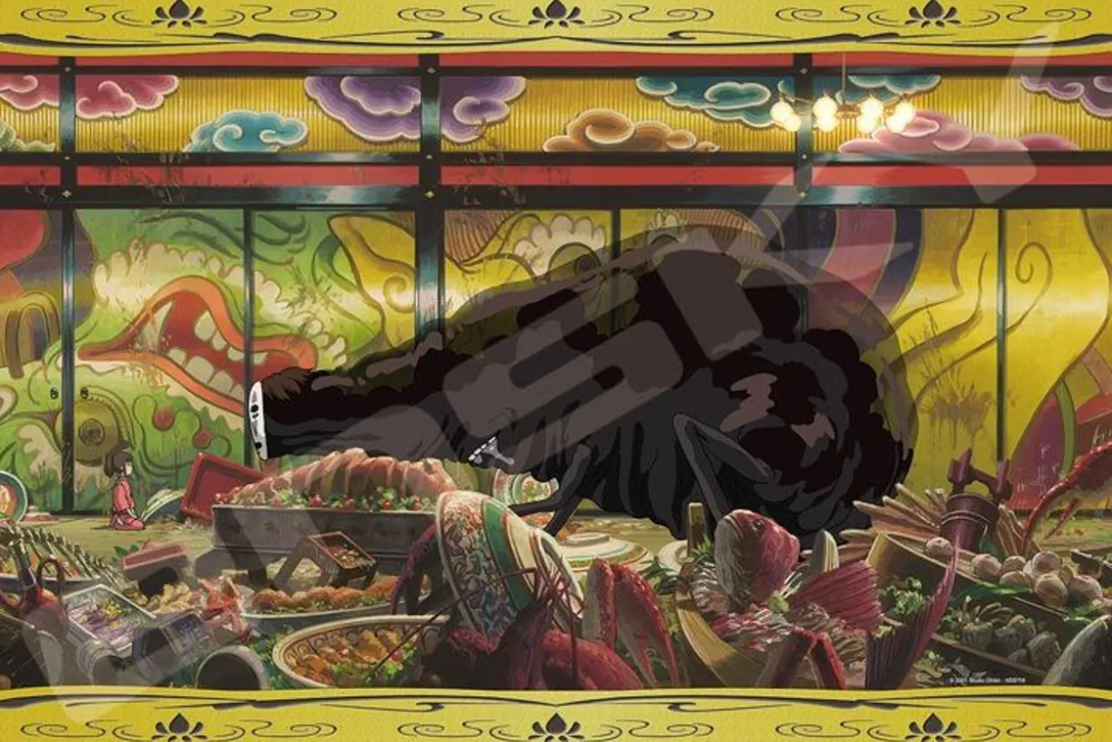 Ensky 1000-275 Jigsaw Puzzle Studio Ghibli Spirited Away After The Feast (1000 Pieces) Cheap