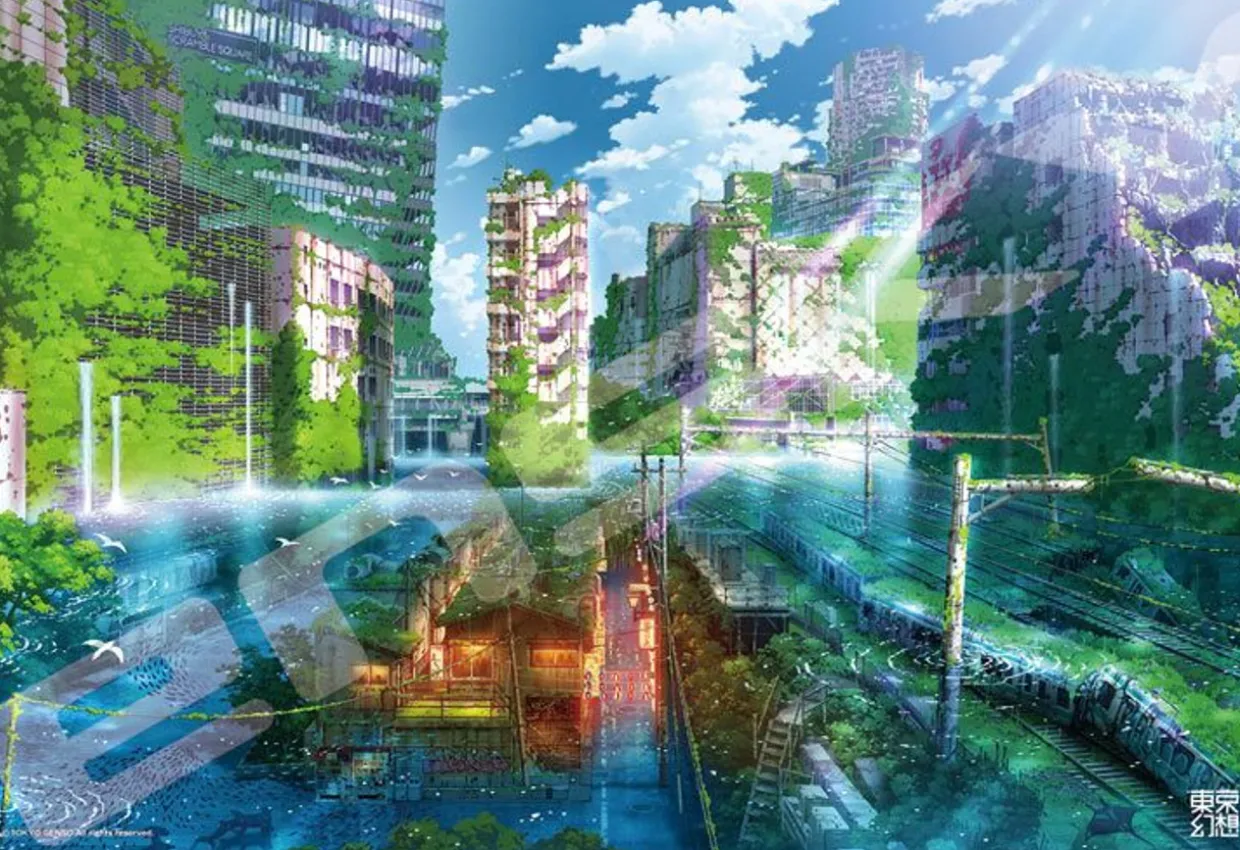 Ensky 300-1786 Jigsaw Puzzle Tokyo Genso Shibuya Nonbei Yokocho Fantasy (300 Pieces) Fashion