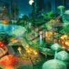 Ensky 500-389 Jigsaw Puzzle Tokyo Genso Tokyo Station Mushroom Night Fantasy (500 Pieces) Online
