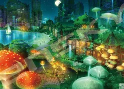 Ensky 500-389 Jigsaw Puzzle Tokyo Genso Tokyo Station Mushroom Night Fantasy (500 Pieces) Online