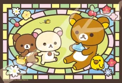 Ensky Art Crystal Jigsaw Puzzle 126-Ac60 Rilakkuma New Friend No. 4 (126 Pieces) Best