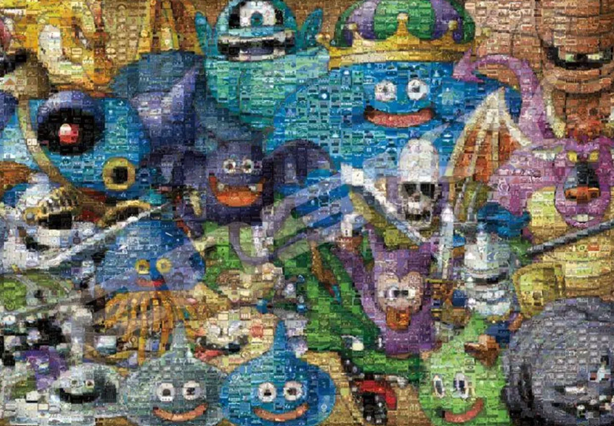 Ensky Ep4867 Jigsaw Puzzle Dragon Quest Monster Mosaic Art (1000 Pieces) Sale