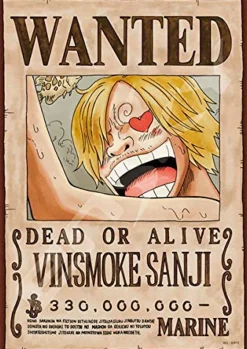 Ensky Jigsaw Puzzle 208-038 Wanted Poster One Piece Vinsmoke Sanji (208 Pieces) Cheap