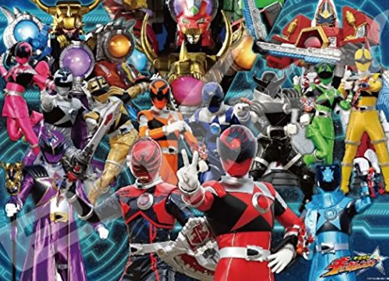 Ensky Jigsaw Puzzle 300-L541 Uchu Sentai Kyuranger (300 L-Pieces) Cheap