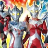 Ensky Jigsaw Puzzle 108-L736 Ultraman Taiga Buddy Go! (108 L-Pieces) Clearance