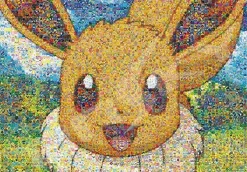 Ensky Jigsaw Puzzle 500T-L20 Pokemon Eevee Mosaic Art (500 L-Pieces) Cheap