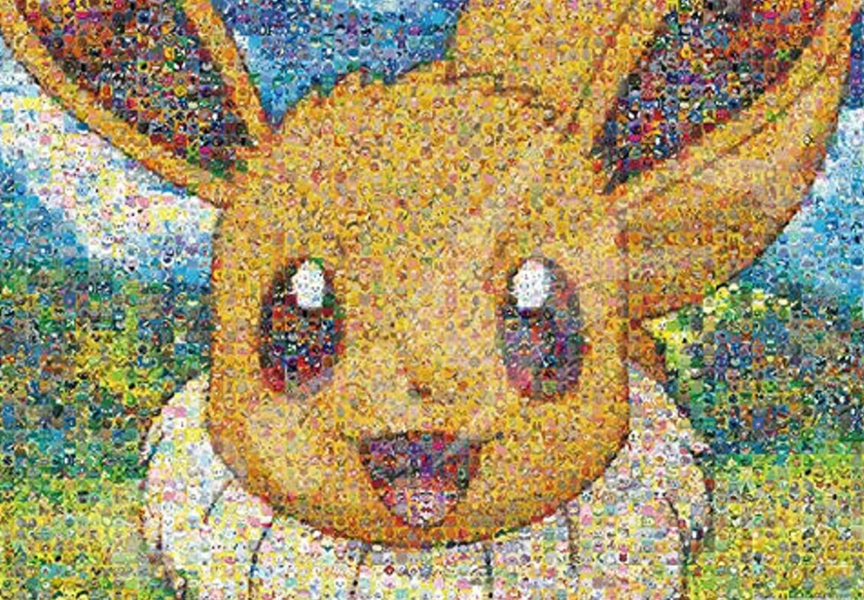 Ensky Jigsaw Puzzle 500T-L20 Pokemon Eevee Mosaic Art (500 L-Pieces) Cheap