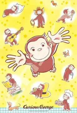 Ensky 108-L775 Jigsaw Puzzle Curious George Full Of George (108 L-Pieces) Cheap