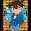 Ensky Ma-C03 Jigsaw Puzzle Case Closed Detective Canon Conan Edogawa (Stained Art) (150 S-Pieces) Clearance