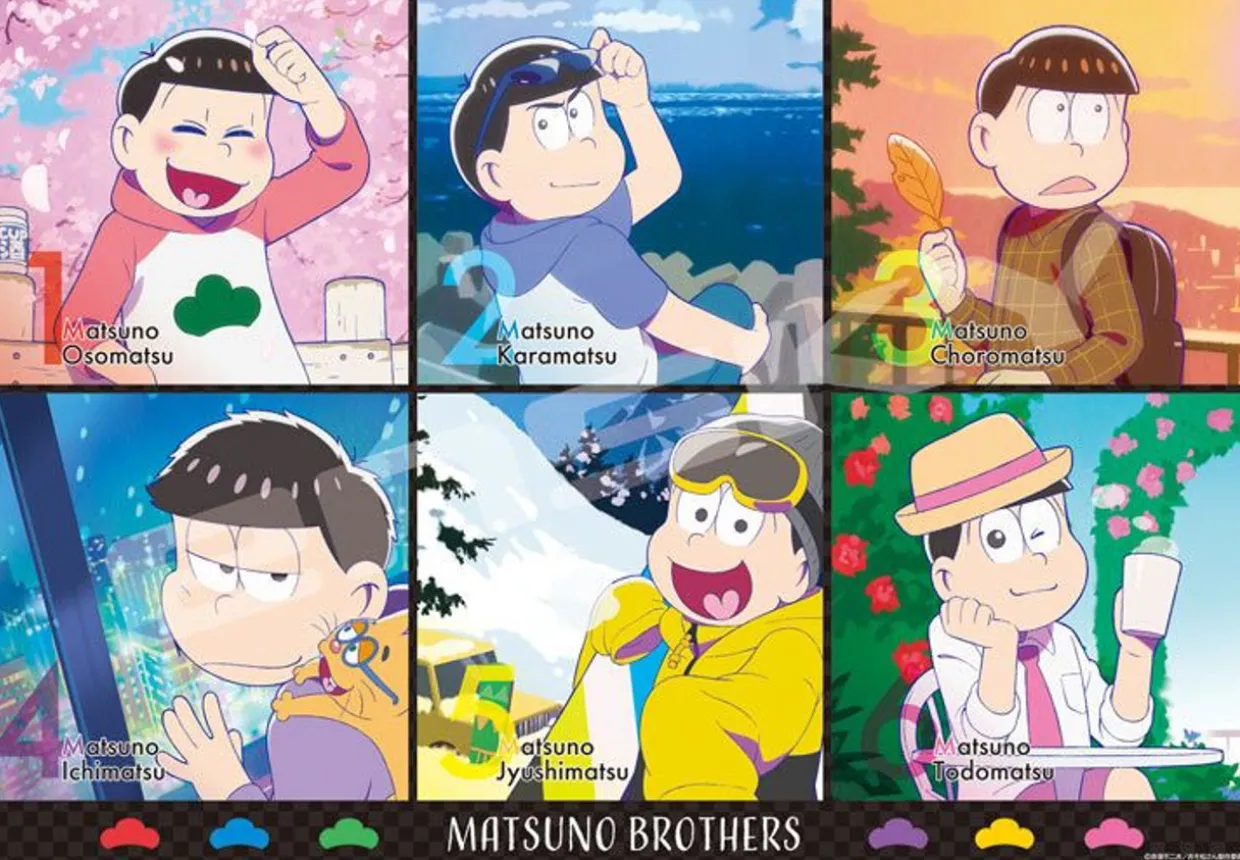 Ensky 1000T-306 Jigsaw Puzzle Osomatsu-San Four Seasons Matsuno Brothers (1000 Pieces) Online
