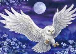Epoch 54-216 Jigsaw Puzzle Japanese Art Owl By Kayomi Harai (2000 S-Pieces) Cheap