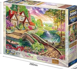 Epoch 54-227 Jigsaw Puzzle Magical House By The River (2000 Pieces) Cheap