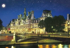 Epoch 79-367 Jigsaw Puzzle Paris City Hall In Starry Sky France (450 S-Pieces) Cheap