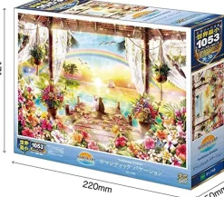 Epoch 31-740 Jigsaw Puzzle Romantic Vacation (Yoshimasa Kishida) Glow-In-The-Dark (1053 Pieces) Cheap