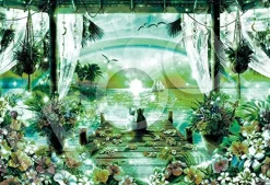 Epoch 31-740 Jigsaw Puzzle Romantic Vacation (Yoshimasa Kishida) Glow-In-The-Dark (1053 Pieces) Cheap
