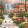 Epoch Jigsaw Puzzle 31-502 Art Chuck Pinson Sierra River Falls (1053 S-Pieces) Best
