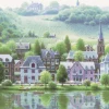 Epoch Jigsaw Puzzle 28-320 Art Teppei Sasakura The Vineyard Of Moselle (300 Pieces) Fashion
