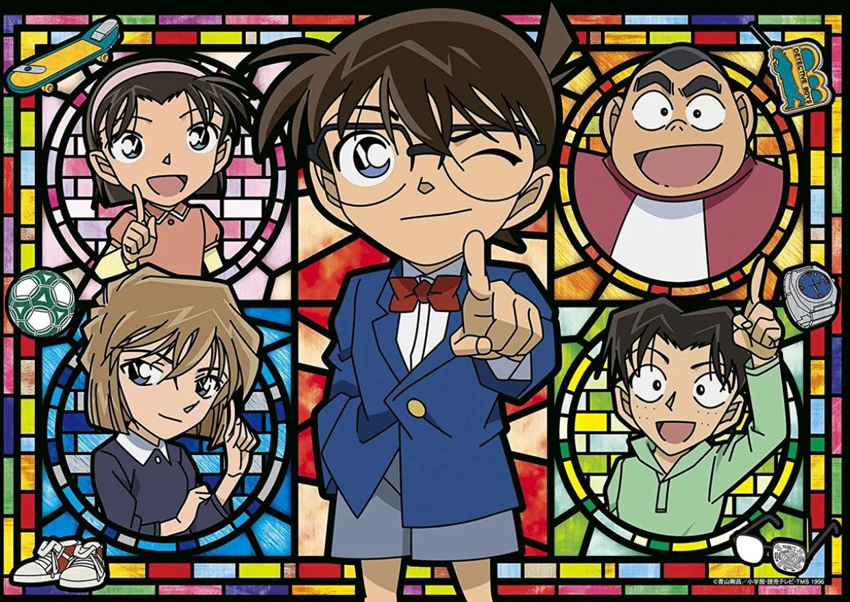 Epoch Jigsaw Puzzle 55-104 Case Closed Detective Conan Detective Boys (216 S-Pieces) Clearance