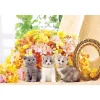 Epoch Jigsaw Puzzle 10-747 Cute Flower & Cats (1000 Pieces) Fashion