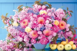 Epoch Jigsaw Puzzle 11-588 Flower Become A Heroine Who Is Loved! Romance Pink (1000 Pieces) Best