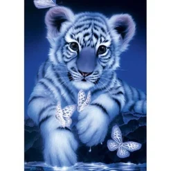 Epoch Jigsaw Puzzle 08-008 Illustration Kentaro Nishino Tiger (450 S-Pieces) Hot