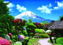 Epoch Jigsaw Puzzle 01-072 Japanese Garden In Bloom And Mountain Fuji (108 Pieces) Sale