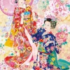 Epoch Jigsaw Puzzle 11-553 Japanese Art Kimono Miyako Otome (1000 Pieces) Outlet