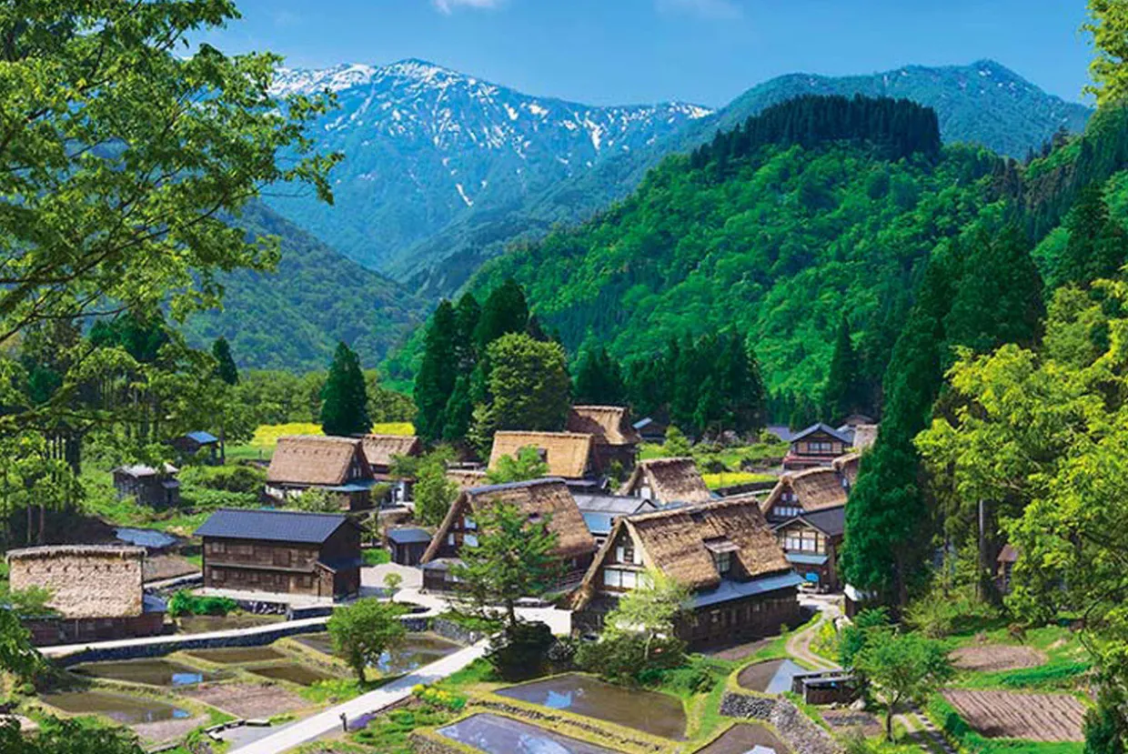 Epoch Jigsaw Puzzle 10-778 Japanese Scenery Gokayama Toyama (1000 Pieces) Sale