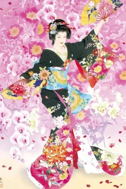 Epoch Jigsaw Puzzle 11-436 Japanese Art Kimono (1000 Pieces) New