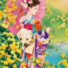 Epoch Jigsaw Puzzle 06-089 Japanese Art Haruyo Kimono (500 Pieces) New