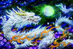 Epoch Jigsaw Puzzle 11-596 Kayomi Harai Shining White Dragon (1000 Pieces) Hot