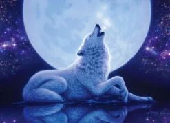 Epoch Jigsaw Puzzle 54-710 Kentaro Nishino Night Of Silence Wolf (2000 S-Pieces) Hot