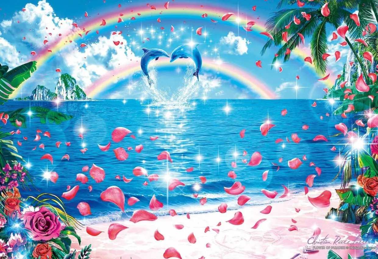 Epoch Jigsaw Puzzle 31-708 Lassen Flower Of Paradise (1053 S-Pieces) Best