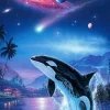 Epoch Jigsaw Puzzle 02-219 Lassen Dolphin Silent Journey (108 Pieces) Outlet