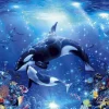 Epoch Jigsaw Puzzle 55-504 Lassen Love Of Orcas (216 S-Pieces) Flash Sale