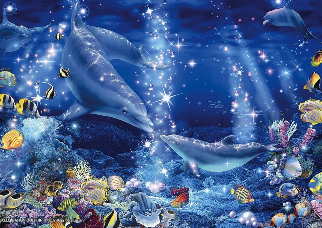 Epoch Jigsaw Puzzle 02-403 Lassen Celebration Dolphin Ii (108 Pieces) Fashion