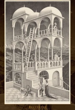 Epoch Jigsaw Puzzle 31-301 Maurits Cornelis Escher Belvedere 1958 (1053 S-Pieces) Cheap