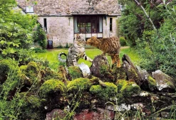 Epoch Jigsaw Puzzle 26-304 Mitsuaki Iwago's Cat Puzzle Klaus And Arrietty (300 Pieces) Hot