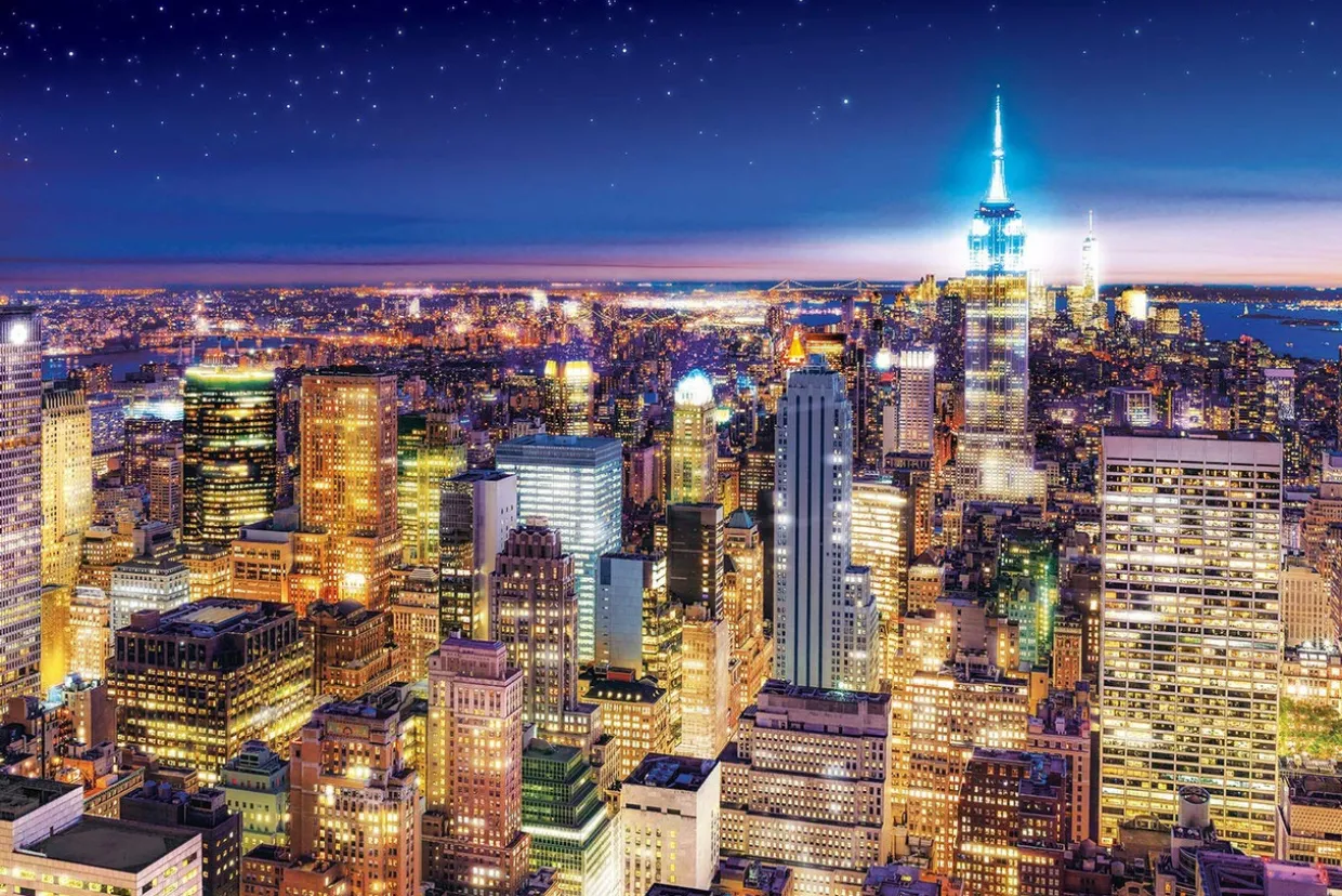 Epoch Jigsaw Puzzle 10-809 Night View Of New York (1000 Pieces) Best Sale