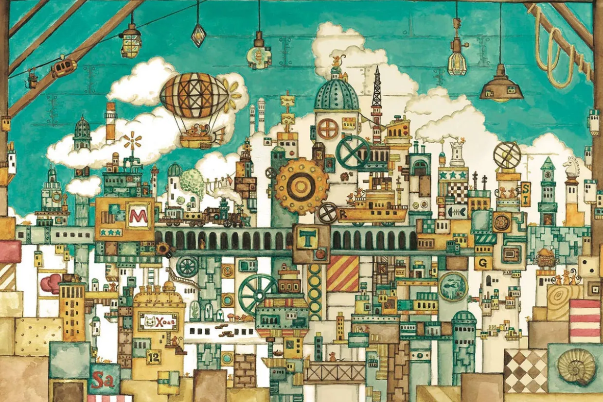 Epoch Jigsaw Puzzle 11-594 Noriko Nishimura Mouse Kingdom In Attic (1000 Pieces) Flash Sale