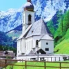 Epoch Jigsaw Puzzle 52-725 Pfarrkirche St. Sebastian Ramsau (420 S-Pieces) Online